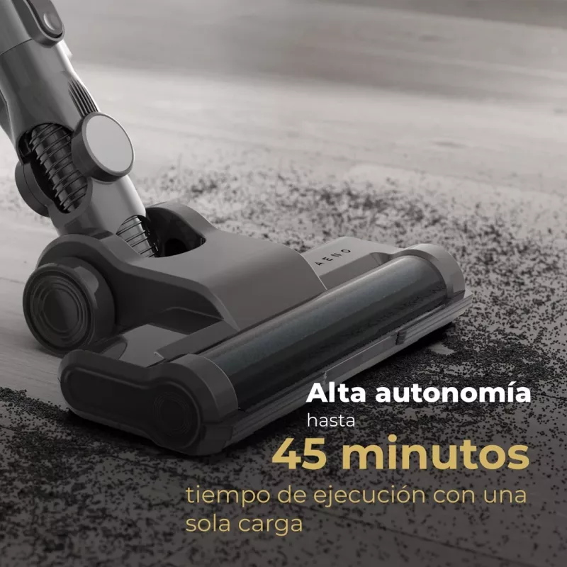Aspirador de pó seco com bateria AENO SC1 MIF sem saco 120 W preto, cinzento 2200 Ah