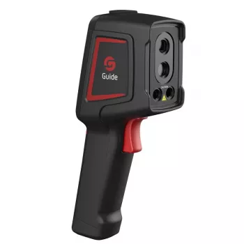Câmara térmica Guide Sensmart E1+ — sensor térmico 120×90 px, 240×180 px máx., LCD 2,4 polegadas, Wi‑Fi, IP54, -20–550°C
