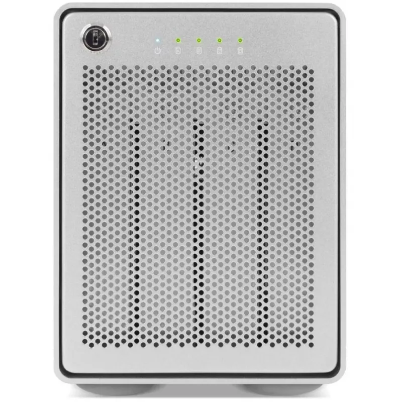 Mercury Elite Pro Quad, caixa para discos prateada, USB 3.2 Gen 2, pronta para RAID