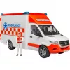Bruder 1/16 Mercedes-Benz Sprinter ambulância com condutor