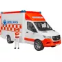 Bruder 1/16 Mercedes-Benz Sprinter ambulância com condutor