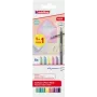 Edding 1200 Color Pen Fine marcadores de ponta de fibra, cores pastel, 6 unidades
