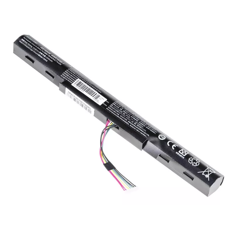 Bateria Green Cell AC51 para Acer Aspire E15/E17 — Li-Ion 14,8 V 2200 mAh 4 células, preto