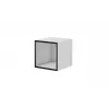Conjunto de móveis de sala Cama ROCO 10 (2xRO3 + RO6) branco/preto/branco