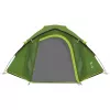 Tenda de cúpula Coleman Darwin 4 Plus Blackout — Tenda de túnel para 4 pessoas com alpendre, Verde-escuro/Verde-claro