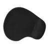 Tapete de rato IB0X IMP003 com apoio de pulso, preto, 190×230 mm