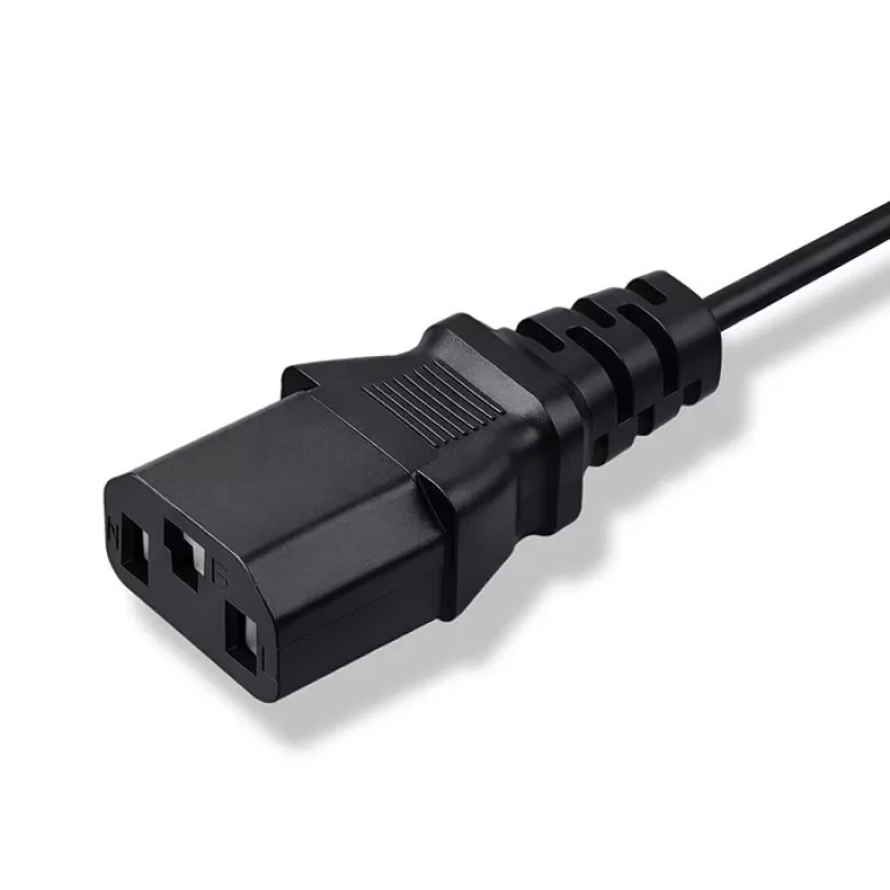Carregador QOLTEC 36V–42V 2A com conector C14-IE de 3 polos para baterias de e-bike