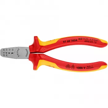 Alicate de cravar cabos ferramenta combinada Knipex 97 68 145 A