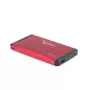 Gembird EE2-U3S-2-R - Disco - SATA - 6,35 cm (2.5) - 3.0 - vermelho - alumínio (EE2-U3S-2-R)