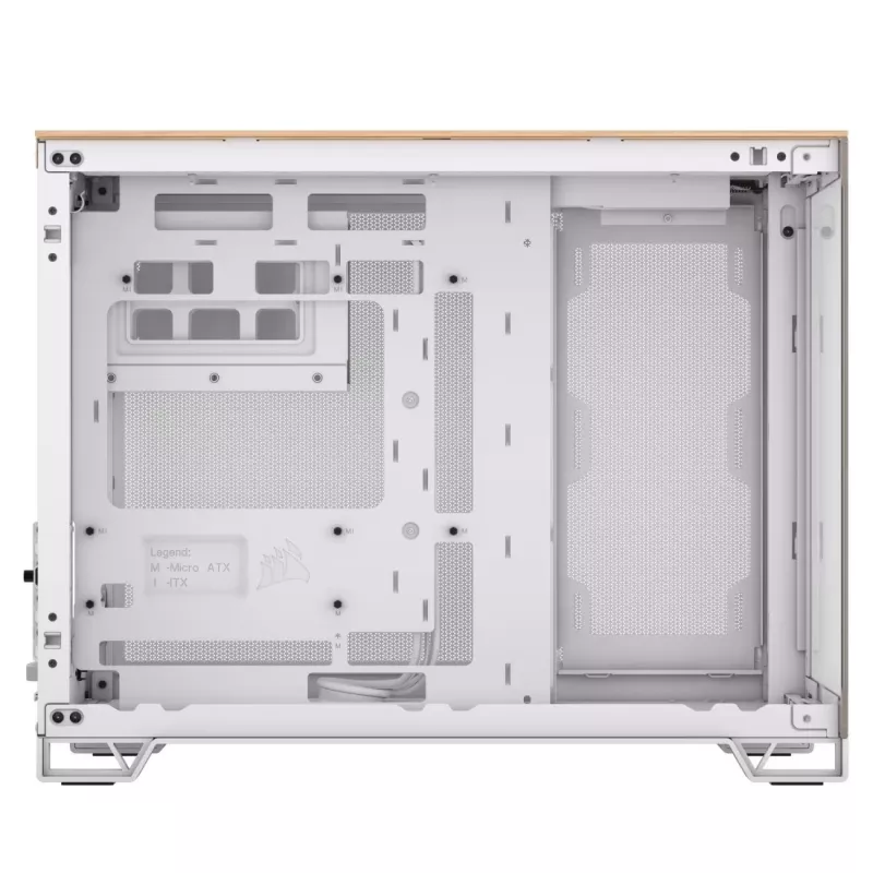 Caixa de computador Corsair CC-9011288-WW Midi Tower bambu, branco