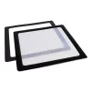 Filtro de poeira DEMCiflex 120 mm, quadrado – preto/branco