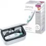 Conjunto de manicure/pedicure SMA 36, cuidado das unhas branco/verde-claro