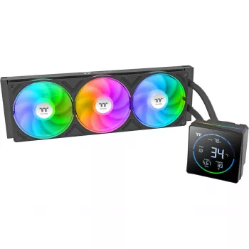 Refrigeração líquida CPU THERMALTAKE TH360-S V3 ARGB Sync AIO preta