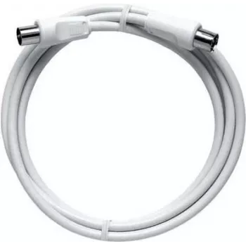 Axing BAK 150-90 Cabo coaxial branco