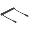 Cabo USB DeLOCK 90369 USB 2.0 0,75 m USB C preto