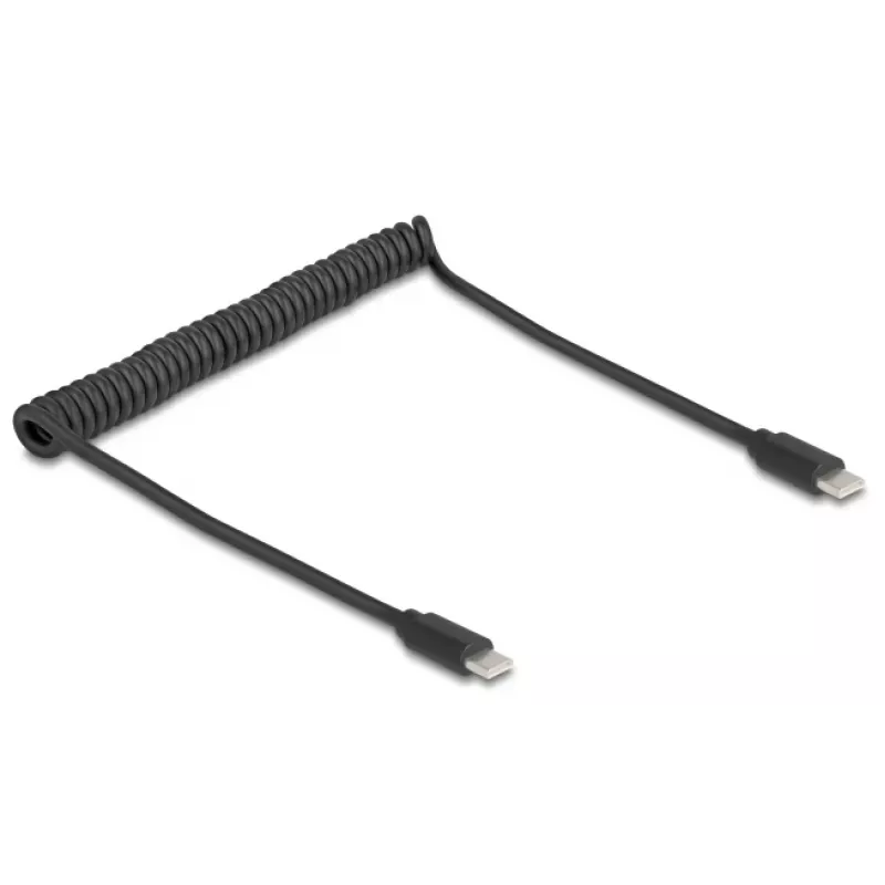 Cabo USB DeLOCK 90369 USB 2.0 0,75 m USB C preto