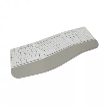 Teclado sem fios SBOX WK-905 US — bege, ligação USB sem fios, layout US