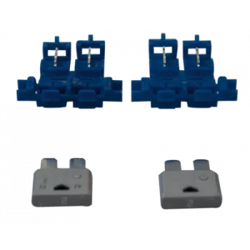 Conjunto de suportes de fusíveis Diversos automóvel para fusíveis de lâmina 2 A — 20 unid.