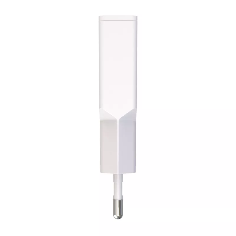 Carregador de parede Akyga AK-CH-27 30W USB-C USB-A PD GaN 5-20V / 1.5-3A branco
