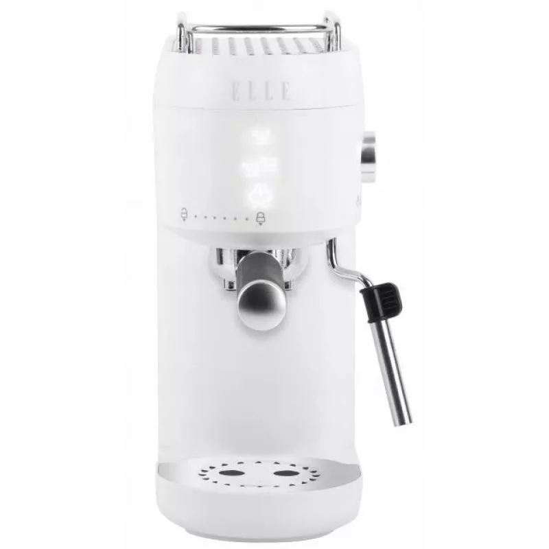 Máquina de café Elle EKCMP801WHEU branca – máquina de café doméstica compacta com aspeto de filtro/expresso