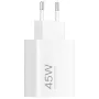 Xiaomi BHR07SLEU adaptador de alimentação Turbo Charging de 45 W, USB-A, HyperCharge, ficha EU, branco