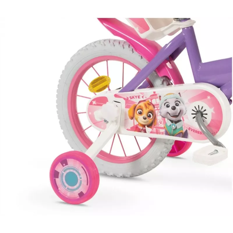 Bicicleta infantil 14 Paw Patrol roxa 1480 menina TOIMSA
