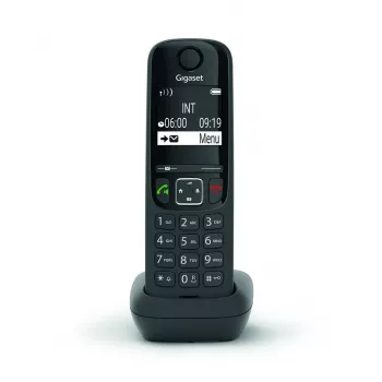 Telefone analógico/DECT Gigaset AS690HX Auscultador sem fios com identificação de chamadas Preto