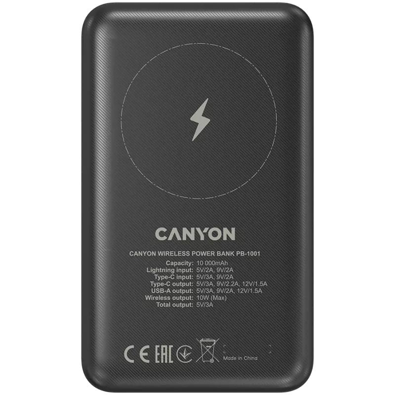 Powerbank portátil Canyon PB-1001 10000 mAh