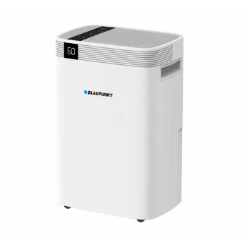 Desumidificador BLAUPUNKT ADH601 — depósito de 2,5 l, 16 l/24h, 245 W, 48 dB, Wi‑Fi, para 20–40 m², branco