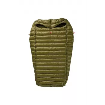 Saco-cama Pajak Quest 4Two Olive — manta acolchoada tipo múmia para duas pessoas