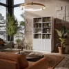 Armário de arrumação Cama Meble LIVERTI estante 100×420×1705 mm branco