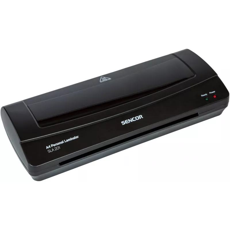 SENCOR SLA 201 A4 plastificadora, 2x75–2x125 µm películas, quente/frio, rolo duplo, 250 mm/min