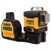 Nível laser DeWalt DCE089D1G18-QW raio verde autonivelante 360° com compatibilidade com recetor