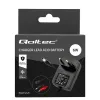 Carregador de bateria QOLTEC Charger AGM GEL STD 6V 1A para baterias de chumbo-ácido 6V, AGM e Gel