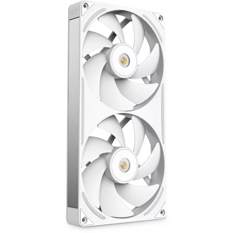 NZXT F280X RF-U28PN-W1 ventoinha de caixa RGB de 280 mm, 140 mm, 2400 rpm, 41 dB, branca