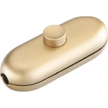 Bachmann 924.027 - Interruptor de pressão - 1P - Dourado - 250 V - 81 mm - 32 mm