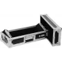 Maleta para mixer Roadinger MCA-19-N 3HE preta — flightcase para mixer de rack de 19 polegadas, altura 3U