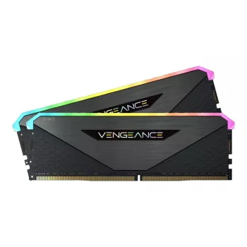 DIMM 32 GB DDR4-3200 2x 16 GB dual kit preto CMN32GX4M2Z3200C16 Vengeance RGB RT INTEL XMP