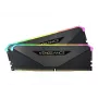 DIMM 32 GB DDR4-3200 2x 16 GB dual kit preto CMN32GX4M2Z3200C16 Vengeance RGB RT INTEL XMP