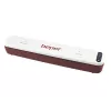 Beper P102CON001 máquina de embalar a vácuo, 85 W, sacos até 30 cm, 5 sacos de 25x30 cm incluídos, branco/vermelho