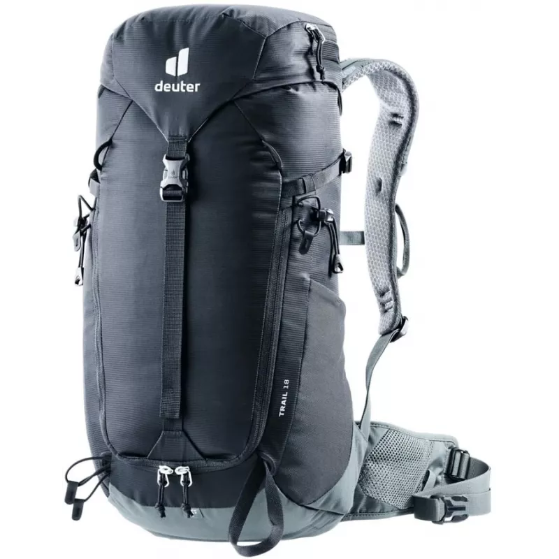 Mochila DEUTER Trail 18 I — mochila de dia, 18 L, preto/ardósia