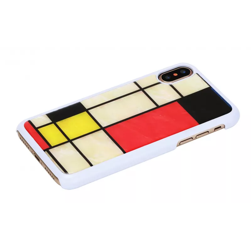 iKins Mondrian capa para iPhone XS/X, branca, K1624H