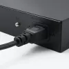 Switch de rede QOLTEC Gigabit Ethernet PoE 24xRJ45 2xSFP