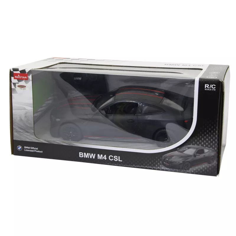 Carro RC Jamara BMW M4 CSL elétrico 1:16 para crianças a partir de 6 anos