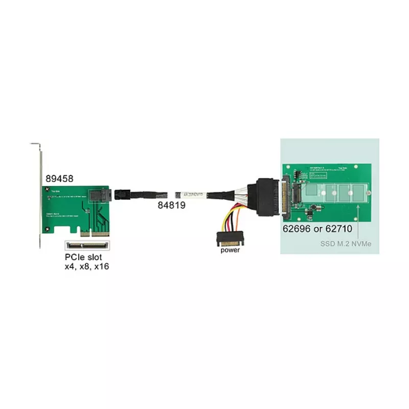 Placa de interface DeLOCK 62710 interna M.2