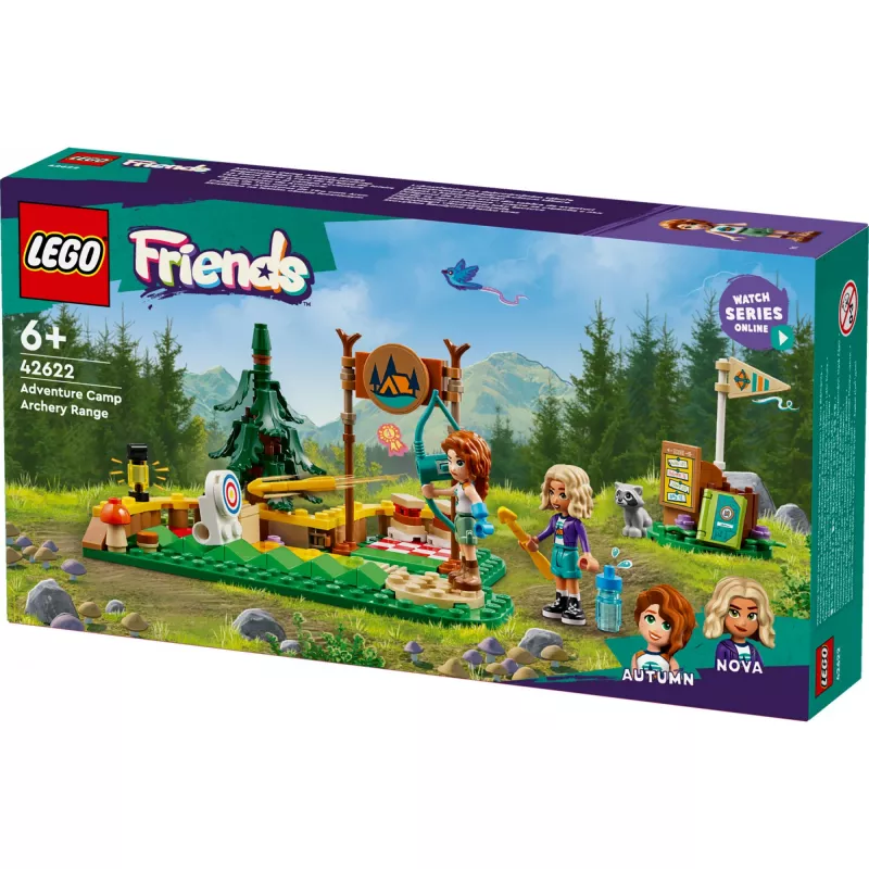 LEGO Friends Acampamento de Aventura de Tiro com Arco 42622 — 157 peças, 2 minifiguras, idade 6+