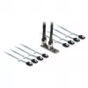 Conversor DeLOCK M.2 2280 Key B+M macho para 8 x SATA