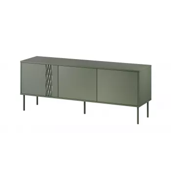 Móvel RTV Cama 3D TRESSE 150x40x55 verde mate