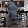 Cadeira gaming Thunder X3 TEGC-2071101.B1 — ergonómica, azul moderno, altura ajustável e reclinável