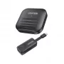 Extensor AV Unitek V1184A01 — transmissor e recetor AV, 1920×1080, até 50 m, USB-C, cabo HDMI/USB incluído